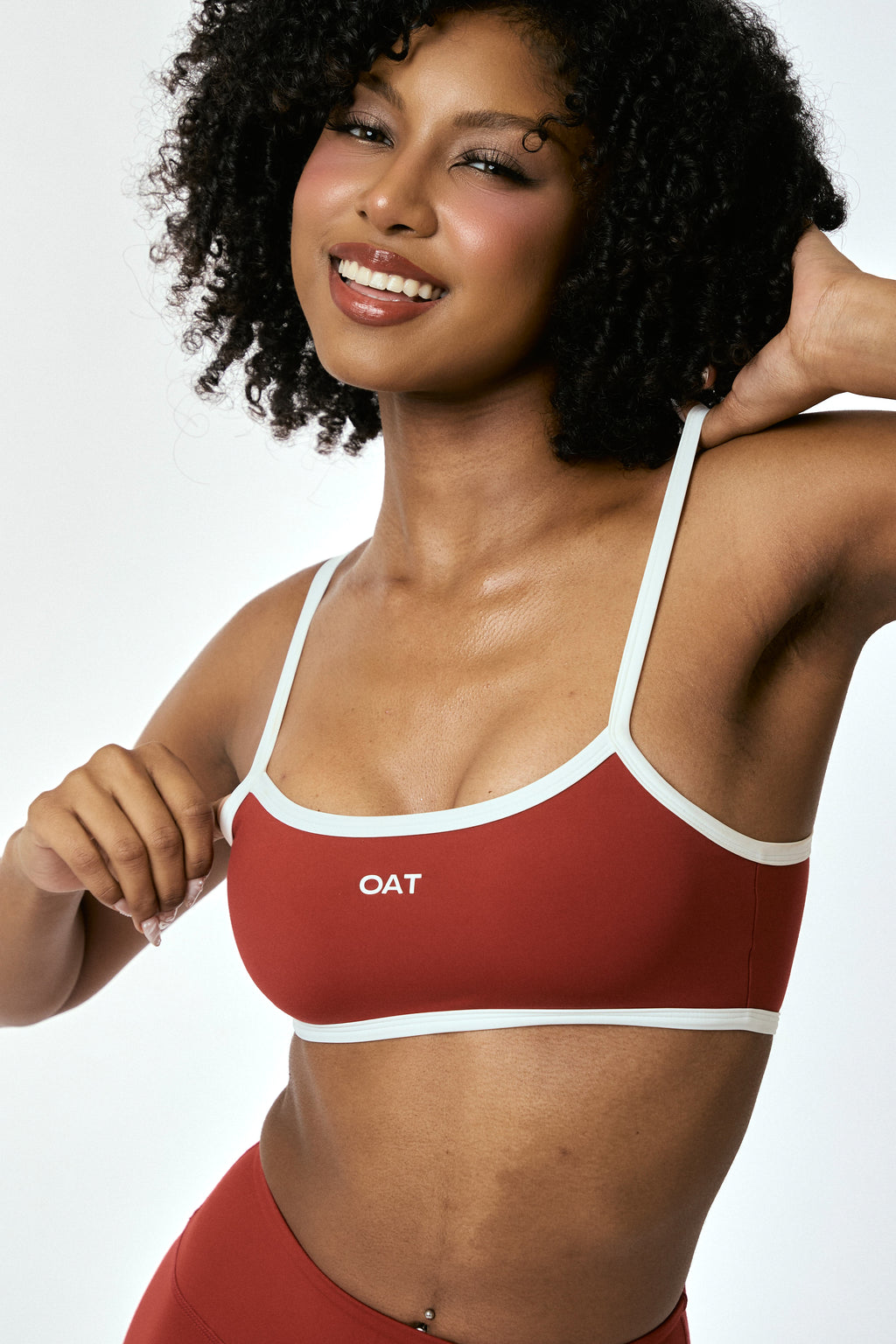 Form Rally Crop - Cherry