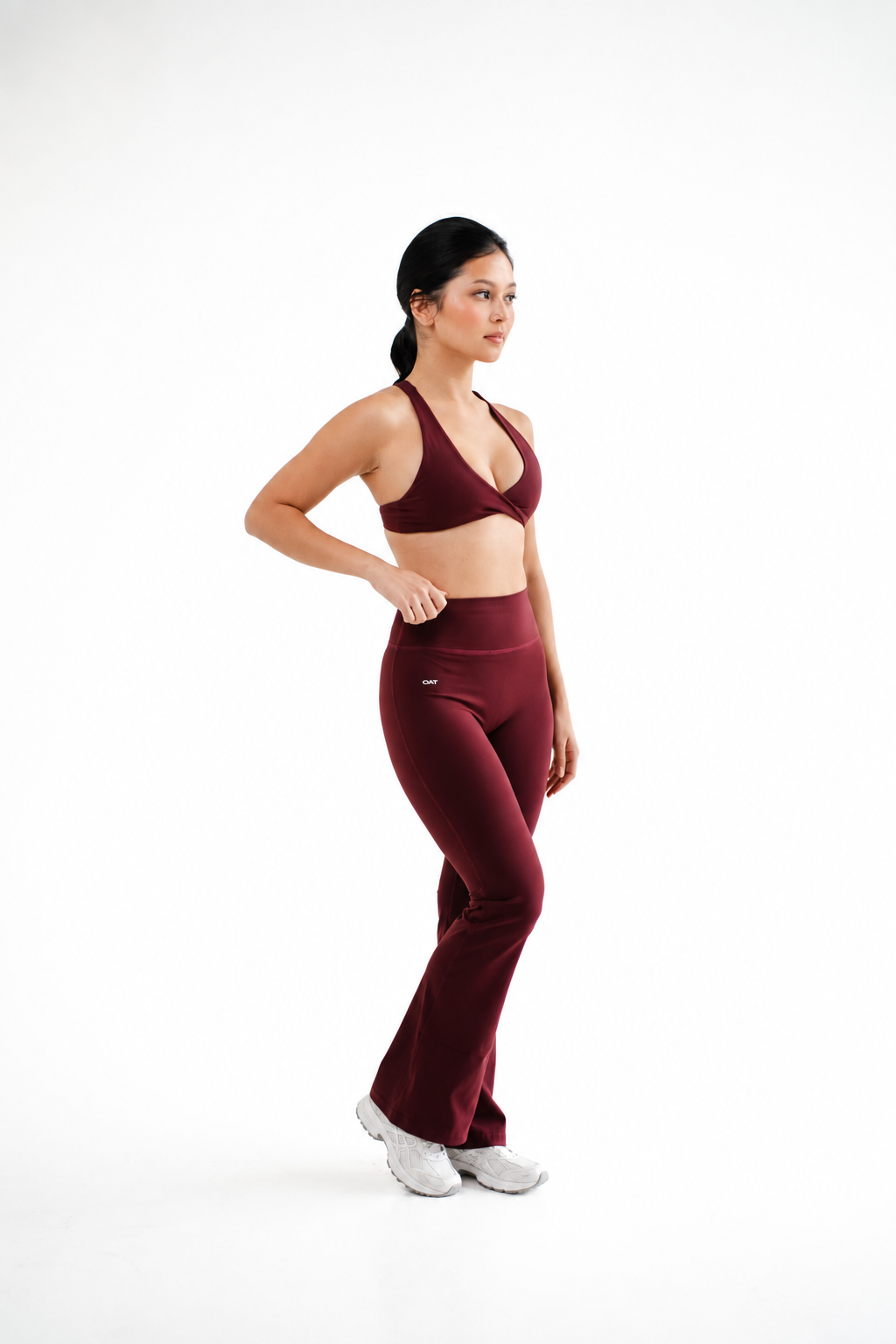 Core Invisible Scrunch Flared Legging - Tempo