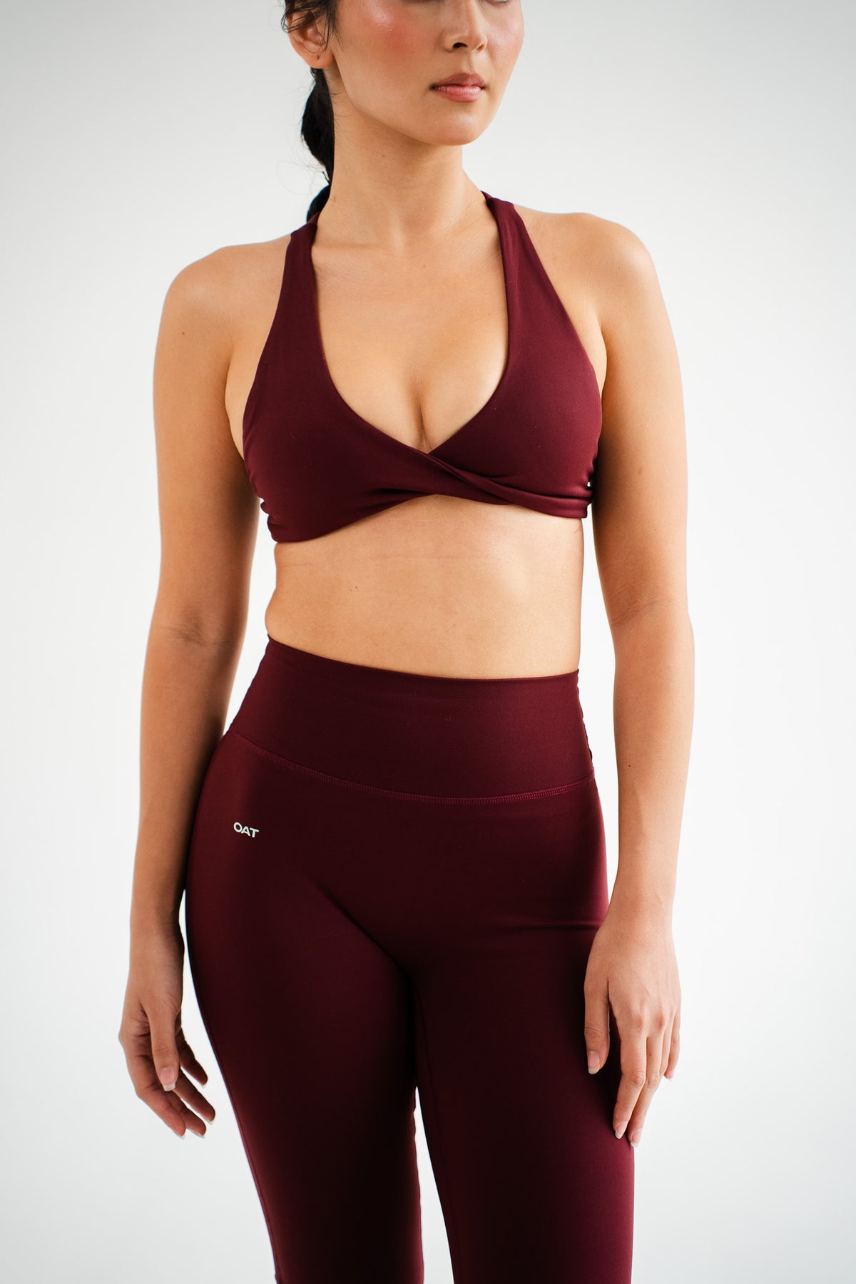 Core Twist Crop - Tempo